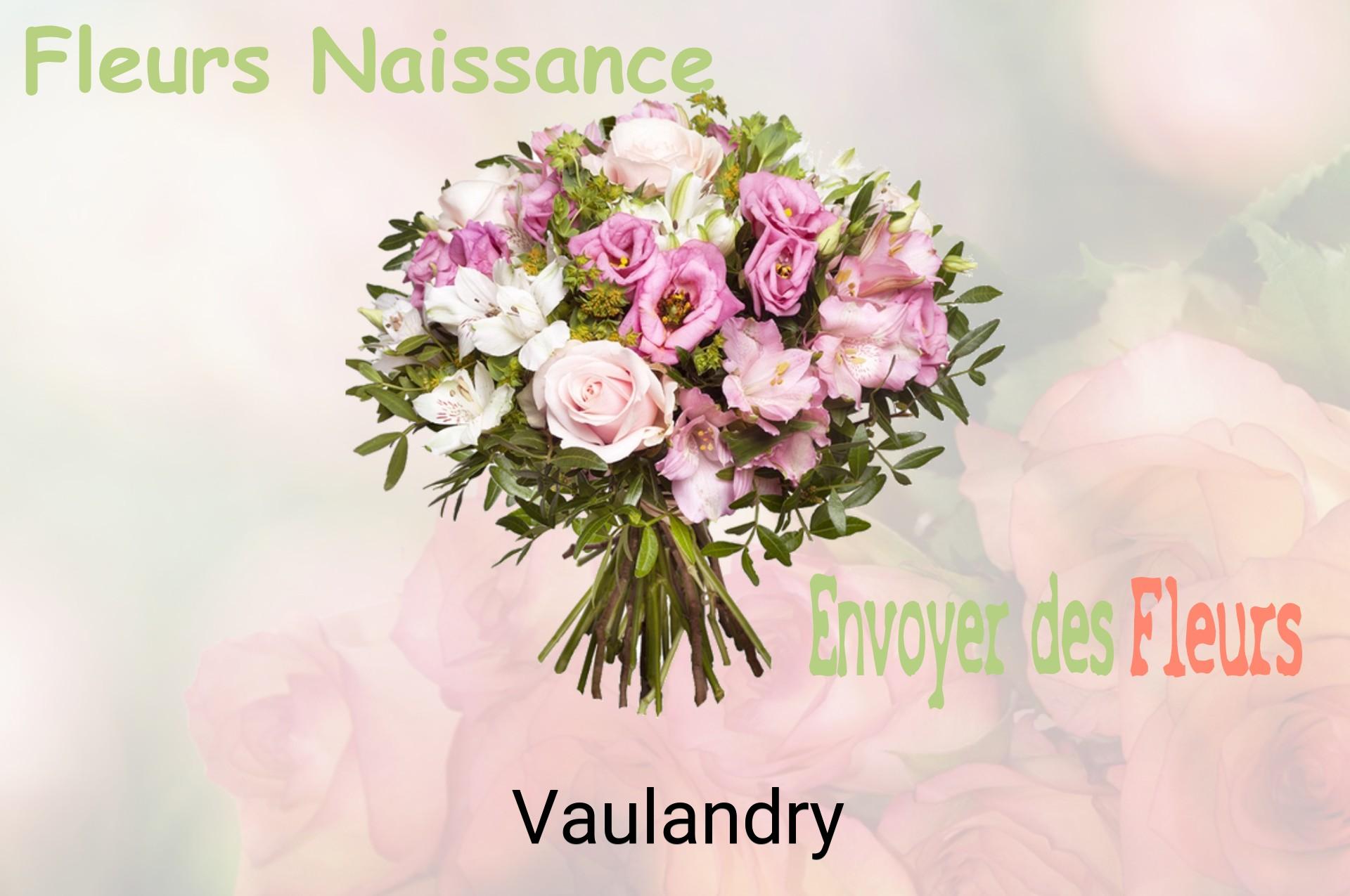Bouquet de fleurs de naissance livré à Vaulandry